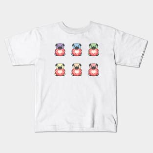 Rainbow Pugs pack Kids T-Shirt